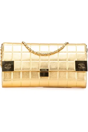 CHANEL Sac porté épaule CC Choco Bar Flap (2002-2003)