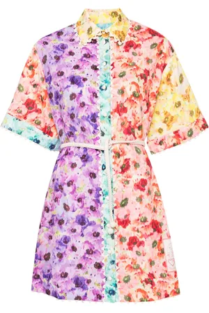 ZIMMERMANN Robe-chemise à fleurs