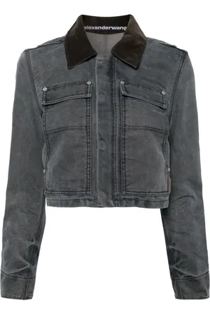 Alexander Wang Veste Shrunken à coupe crop