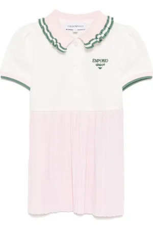 Emporio Armani Robe en piqué à col polo