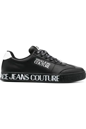 VERSACE Baskets à logo imprimé