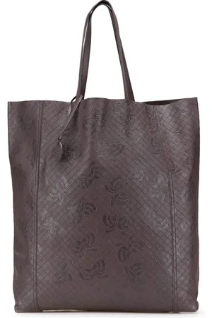 Bottega Veneta 2012-2024 Leather Intrecciomirage Butterfly tote bag