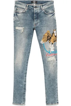 AMIRI Jean à imprimé pegasus