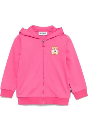 Moschino Hoodie zippé à patch logo
