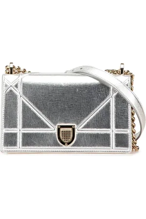 Dior Petit sac à bandoulière en cuir de veau grainé Diorama Flap (2016)