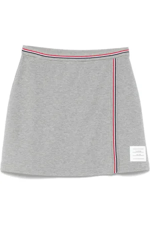 Thom Browne Minijupe en coton gaufré
