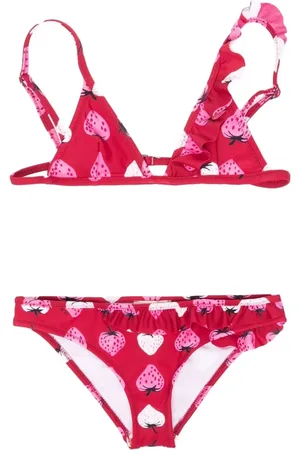 Nº21 Bikini à fraises imprimées