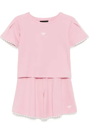Emporio Armani Survêtement à logo brodé