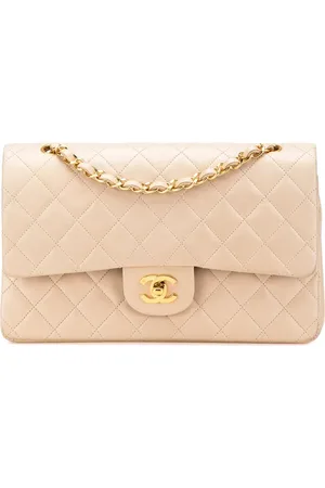 CHANEL Sac porté épaule Double Flap médium(1991-1994)