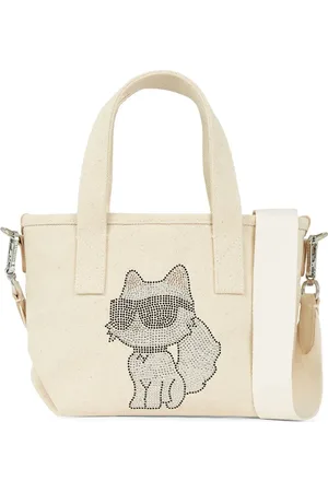 Karl Lagerfeld Sac cabas à motif chat