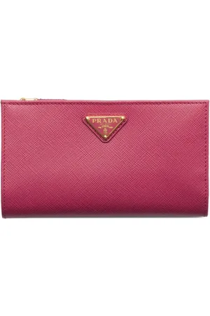 Prada Grand portefeuille en cuir Saffiano
