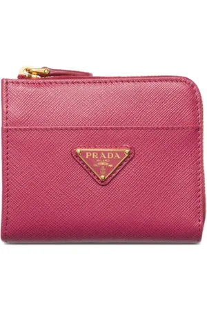 Prada Petit portefeuille à plaque logo