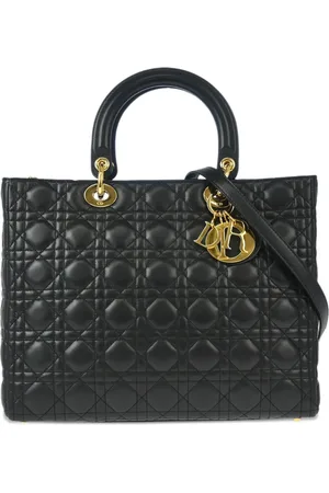 Dior Grand sac à main Lady Dior Cannage pre-owned (2000)