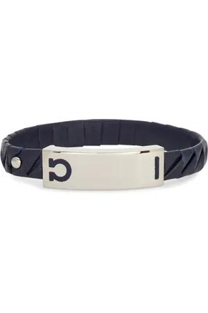 Salvatore Ferragamo Bracelet Gancini en cuir