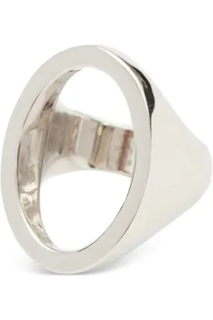 Maison Margiela Bague Minimal 4 mm à logo
