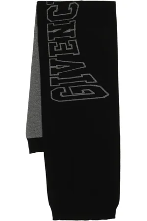 Givenchy écharpe bicolore à logo imprimé