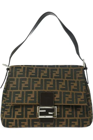 Fendi Sac à main Zucca Mamma Baguette (années 1990-2000)