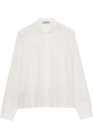 Prada Chemise à col officier