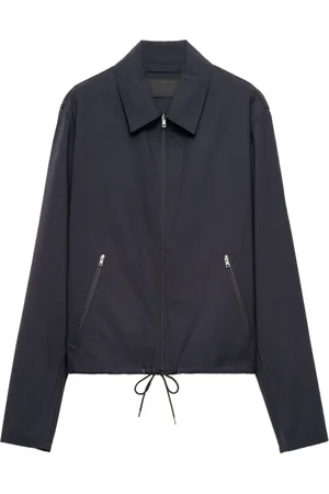 Prada Veste à col contrastant