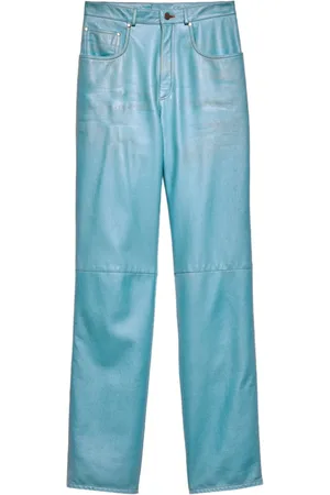 Prada Pantalon en cuir