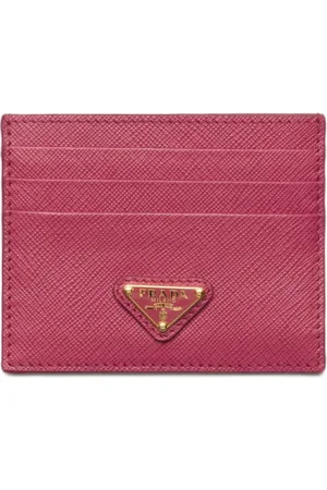 Prada Porte-cartes en cuir Saffiano