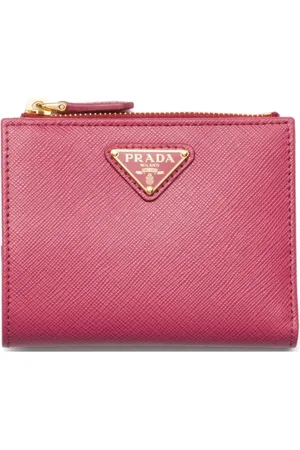 Prada Petit portefeuille en cuir Saffiano