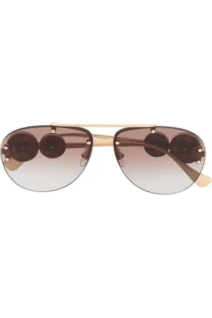 VERSACE Lunettes de soleil Medusa Head à monture pilote