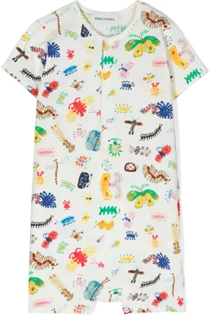 Bobo Choses Barboteuse Funny Insects en coton