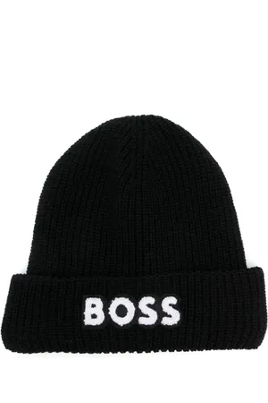 HUGO BOSS Bonnet à logo brodé