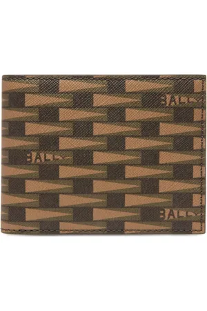 Bally Portefeuille pliant à motif monogrammé