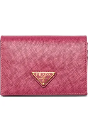 Prada Petit portefeuille en cuir Saffiano