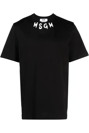 Msgm T-shirt en coton à logo imprimé