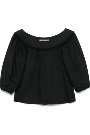 Saint Laurent Blouse en gabardine (années 1970)