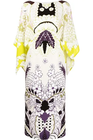 VALENTINO GARAVANI Robe-caftan Tropical Word Arazzo