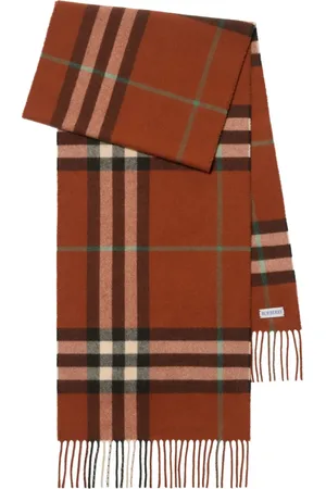 Burberry écharpe en cachemire à carreaux