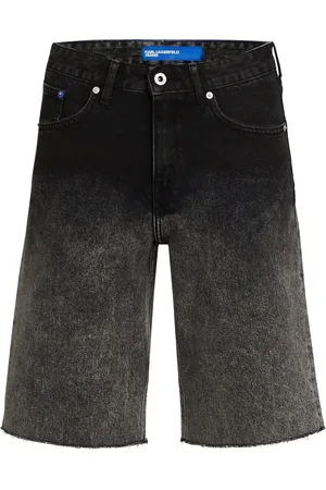 Karl Lagerfeld Short en jean à effet dégradé