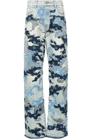 AMIRI Jean droit Patchwork