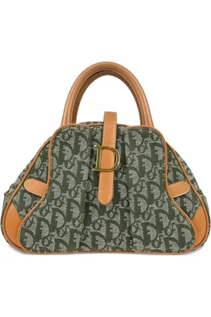 Dior Sac à main Double Saddle à motif Trotter pre-owned (2001)