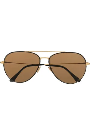 Tom Ford Lunettes de soleil teintées à monture ronde