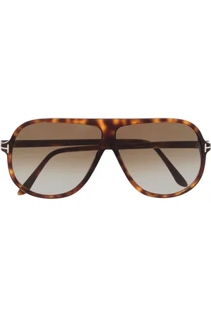 Tom Ford Lunettes de soleil à effet écailles de tortue