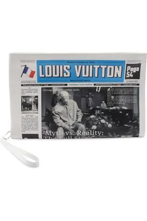 LOUIS VUITTON Pochette en cuir Everyday LV Newspaper (2021)