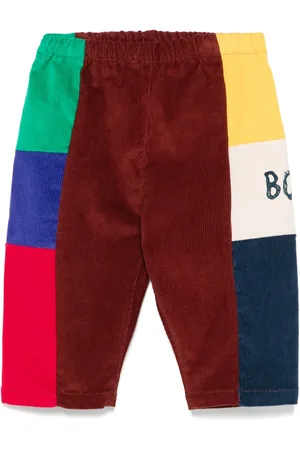 Bobo Choses Pantalon colour block en velours côtelé