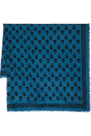 Alexander McQueen Foulard à imprimé tête de mort