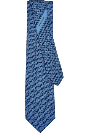Salvatore Ferragamo Cravate en soie à motif tissé
