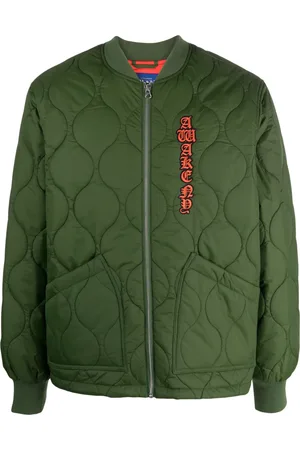 AWAKE NY Veste bomber à logo appliqué