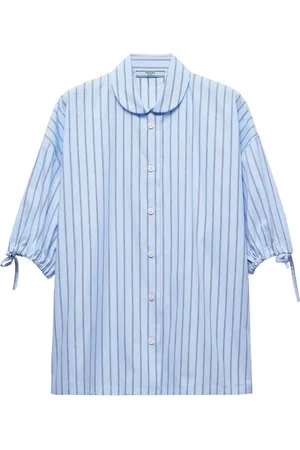 Prada Chemise en popeline à rayures