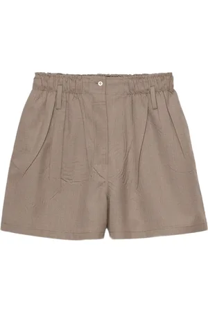 Prada Short en laine à fil mouliné