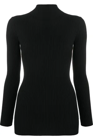 Wolford Pull nervuré à col roulé