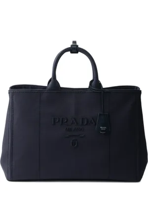 Prada Sac cabas à logo embossé