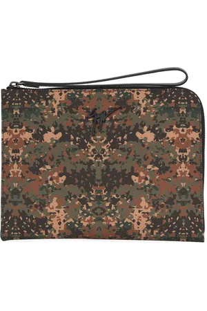 Giuseppe Zanotti Pochette Fabian à motif camouflage